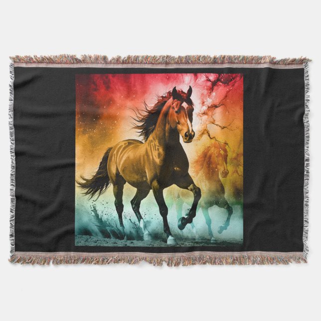 Manta Caballo corriendo  (Anverso)