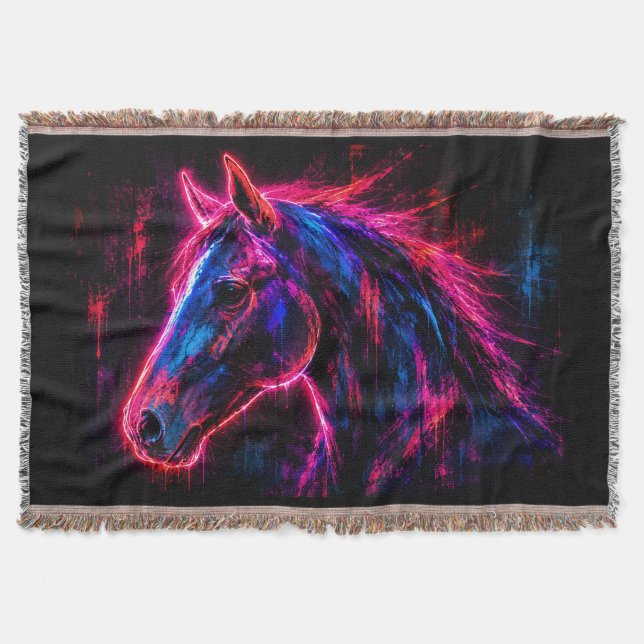 Manta Caballo de neón (Anverso)