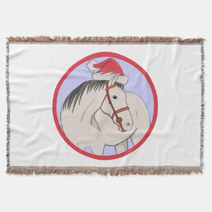 Manta Caballo Feliz Navidad