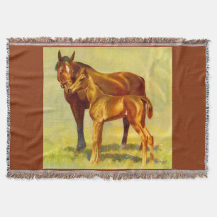 Manta caballo grande caballo pequeño