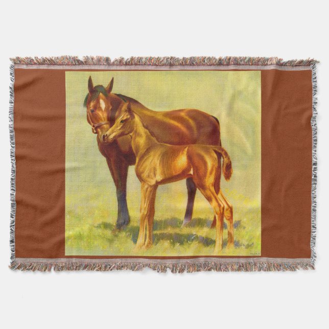 Manta caballo grande caballo pequeño (Anverso)