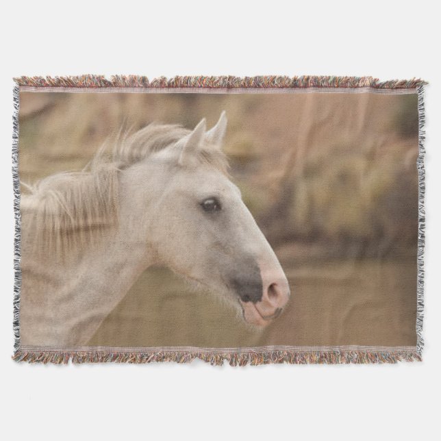 Manta Caballo salvaje blanco (Anverso)