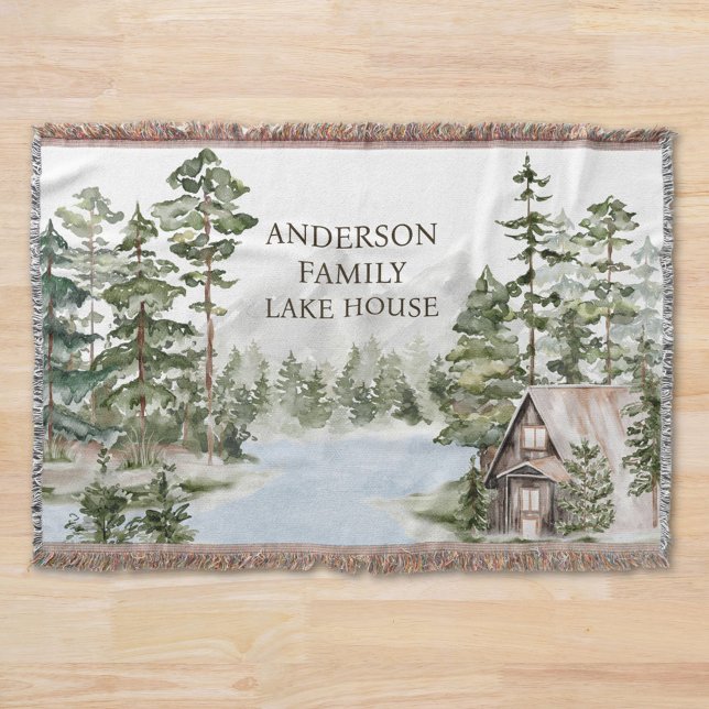 Manta Cabaña de la Casa del Lago de la Familia Green Pin (In situ)