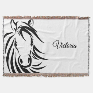 Manta Cabeza de caballo negro