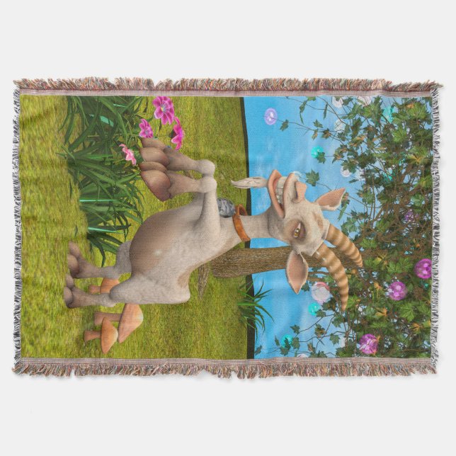 Manta Cabra feliz (Anverso)