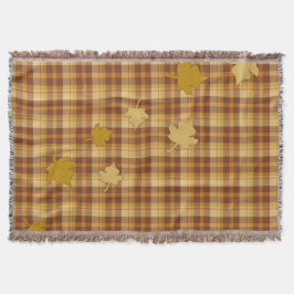 Manta Caída Repleta Con Hojas De Desviación Cubierta De