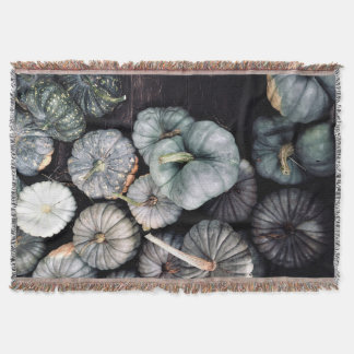 Manta Calabazas verdes verde azuladas