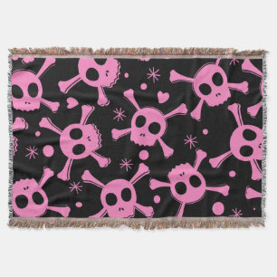 Manta Calavera pirata: Patrón de corazones brutales