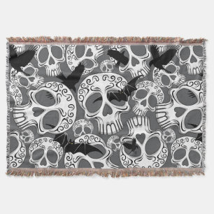 Manta Calaveras decorativas de Halloween
