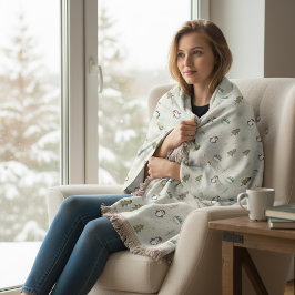 Manta Cálida funda Escandinava Tejida Holiday