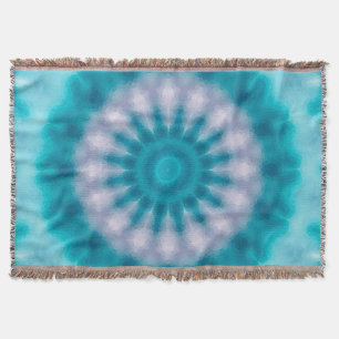 Manta Calidoscopio azul cielo