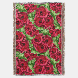 Manta Camino Rojo Camino Flor Garland