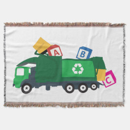 Manta Camión de basura de reciclaje ABC