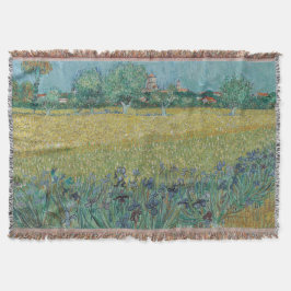 Manta Campo con Lirios Cerca de Arles Vincent Van Gogh