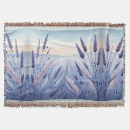 Manta Campos de Lavanda Elegantes, Jardín de Lavanda