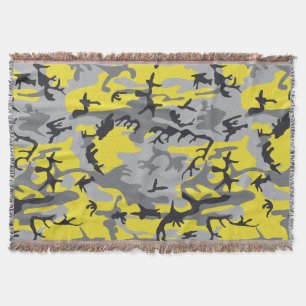 Manta Camuflaje amarillo y gris, militar, ejército