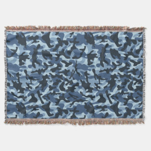 Manta Camuflaje azul