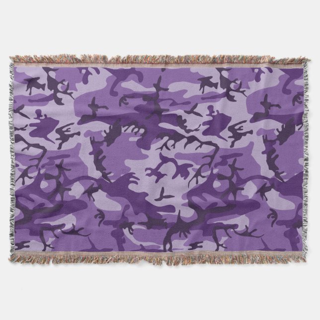Manta Camuflaje morado, ejército (Anverso)