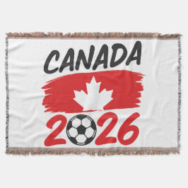 Manta Canada 2026 Soccer Fan Design with Maple Leaf