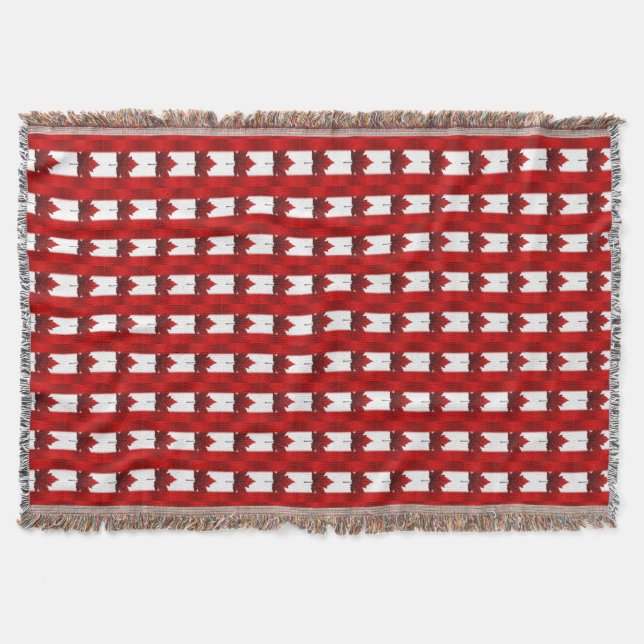 Manta Canada Blanket Canada Flag Souvenir Throw (Anverso)
