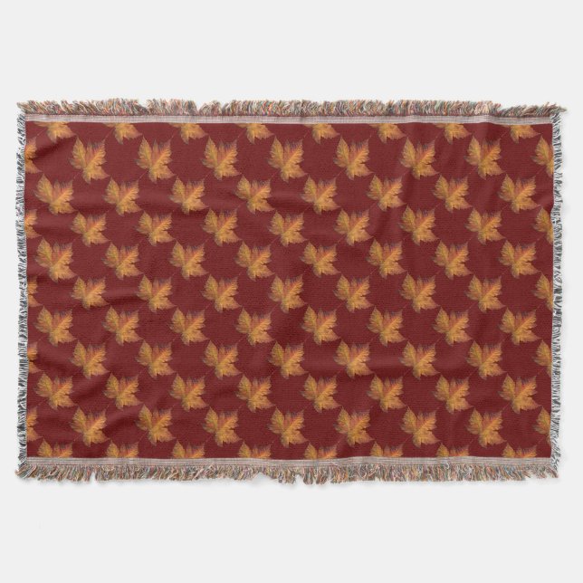Manta Canada Blanket Canada Maple Leaf Souvenir Throw (Anverso)