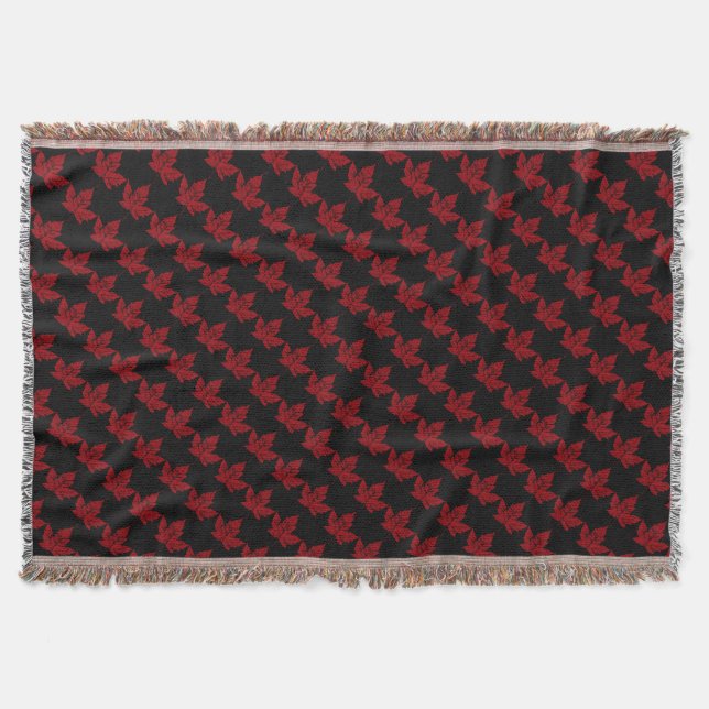 Manta Canada Blanket Canada Maple Leaf Souvenir Throw (Anverso)