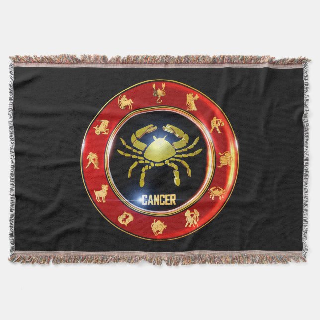 Manta Cáncer Rótulo Zodiaco Astrología (Anverso)