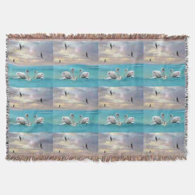 Manta Canción Del Cisne Blanco, (Anverso)