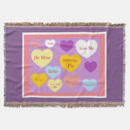 Manta Candy Hearts Blanket