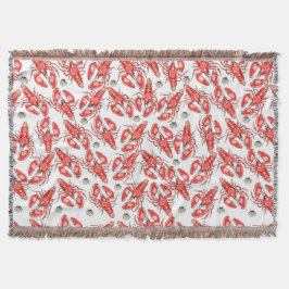 Manta Cangrejos y langostas. Marisco.