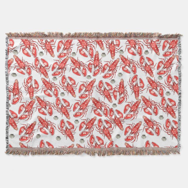 Manta Cangrejos y langostas. Marisco. (Anverso)