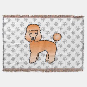 Manta Caniche Toy Albaricoque Perro De Dibujos Animados