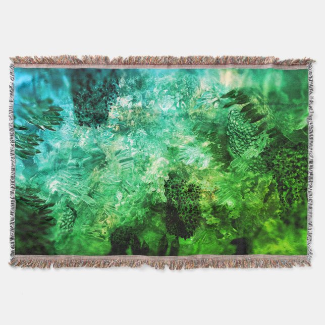 Manta Capas de cristales verdes (Anverso)