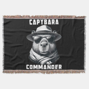 Manta Capibara Con Gafas De Sol Capy Comandante