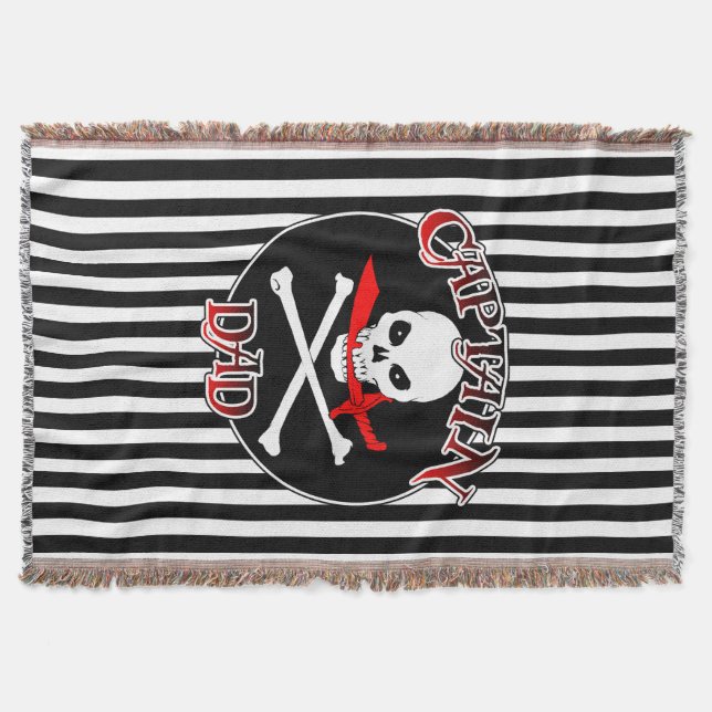 Manta Captain Dad Throw Blanket (Anverso)