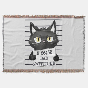 Manta Captura de pantalla de gato negro divertido y lind