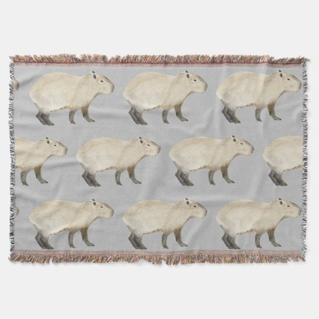 Manta Capybara Throw Blanket (Anverso)
