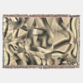 Manta Caqui curvo o beige con tonos llamativos