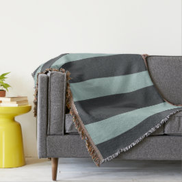 Manta Carbón y franjas de ceniza