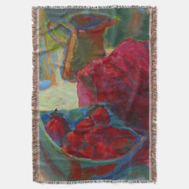 Manta Cargar tu trabajo de arte | Convertir la pintura P (Frente vertical)