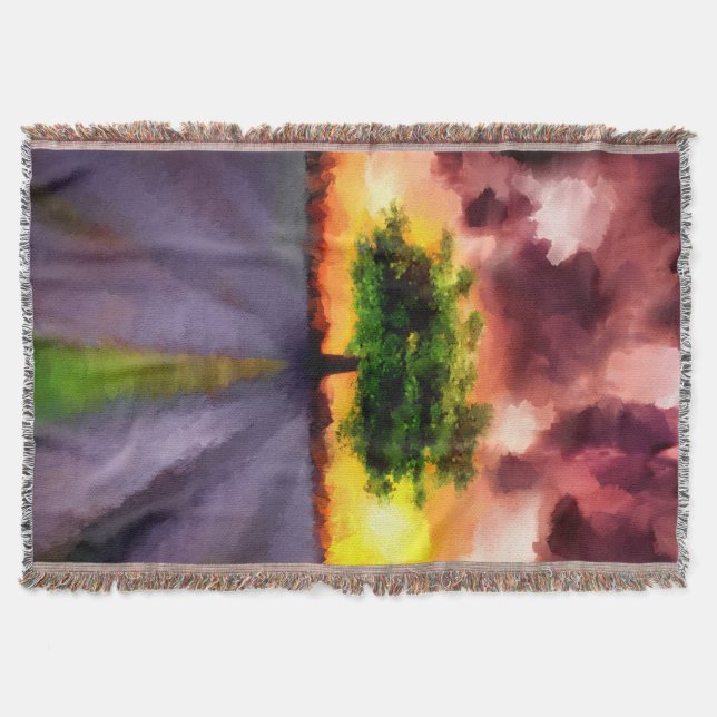 Manta carmesí del tiro de las nubes (Anverso)