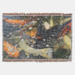 Manta Carpa japonesa Koi Pescado Nadando