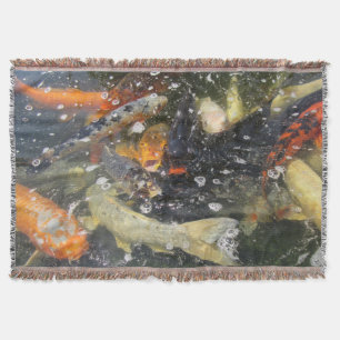 Manta Carpa japonesa Koi Pescado Nadando