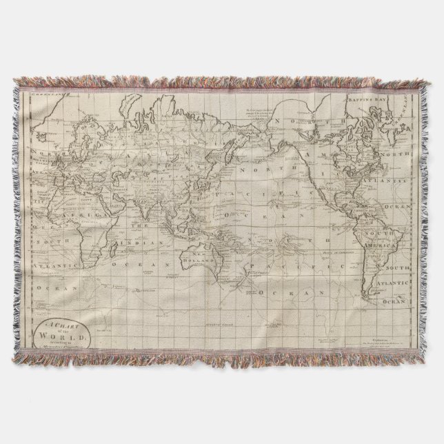 Manta Carta del mundo (Anverso)