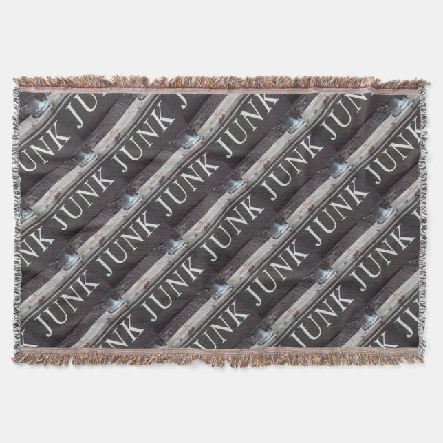 Manta Cartel de basura en el camión anticuario. auto, me (Anverso)