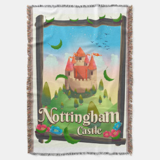 Manta cartel de viaje al castillo de Nottingham
