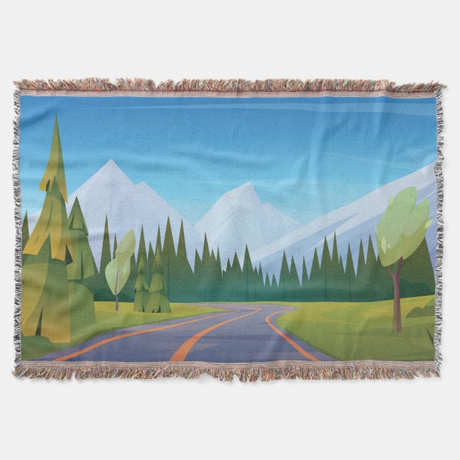 Manta Cartoon Mountain (Anverso)