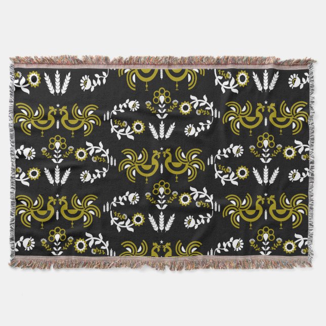 Manta Casa de campo Rooster Decoración rural (Anverso)