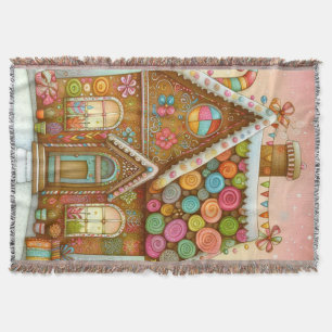 Manta Casa de pan de jengibre, deliciosa