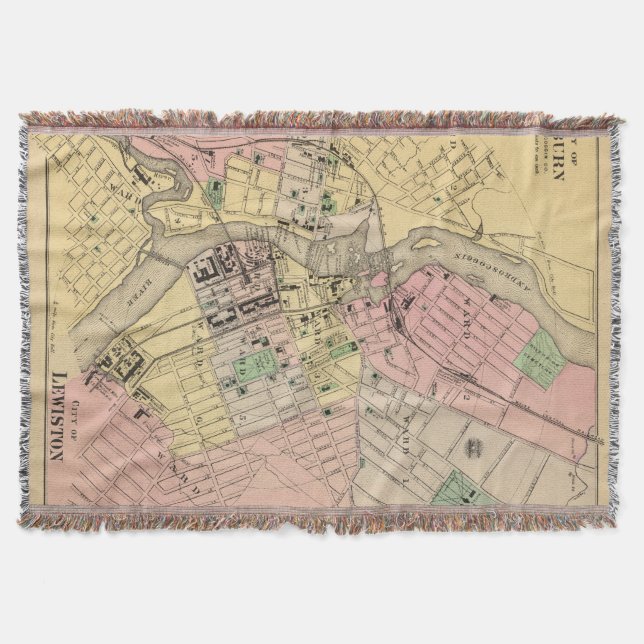 Manta Castaño, Lewiston (Anverso)